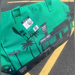 COPY - TRADER JOES EMERALD INSULATED TOTE BAG